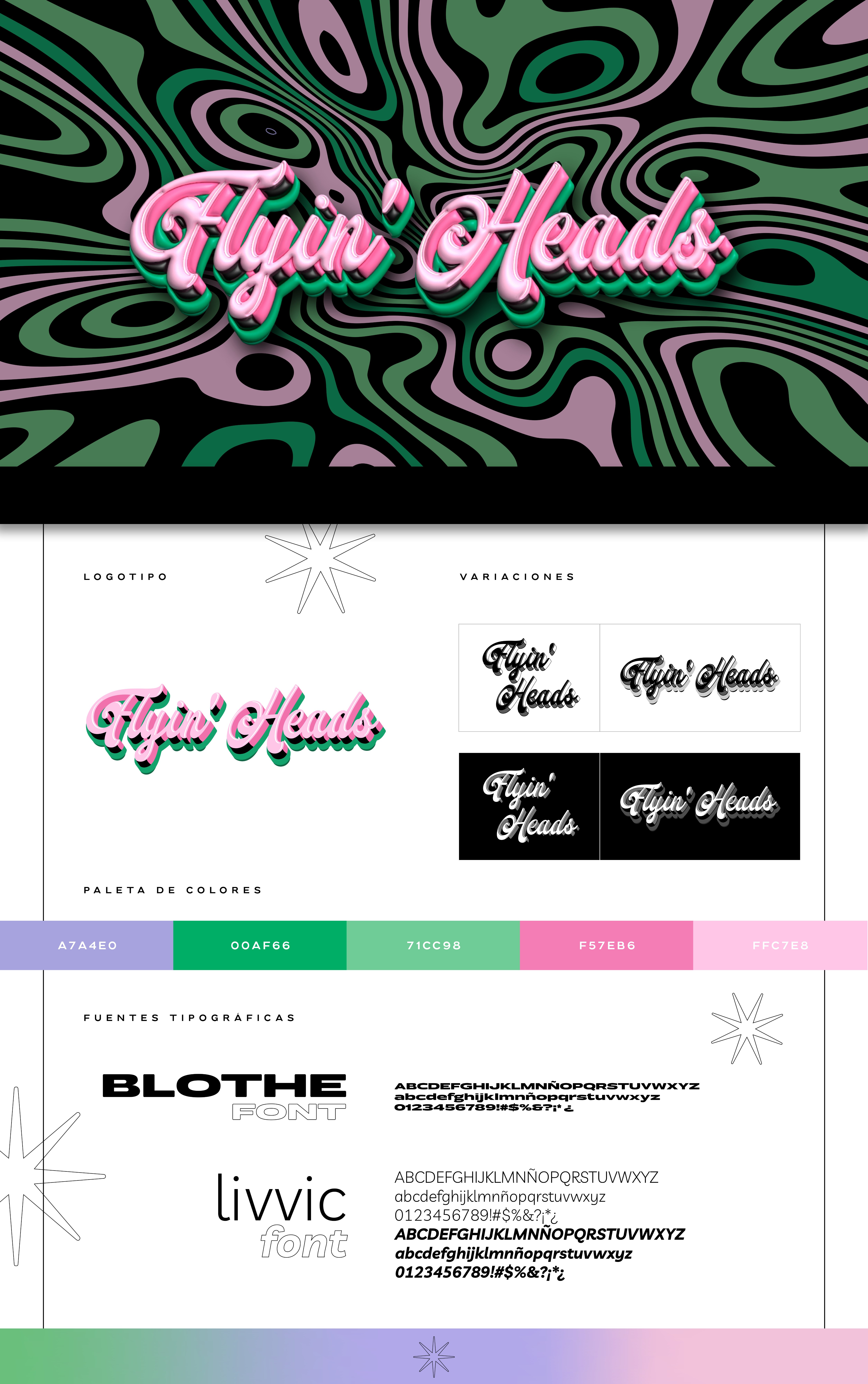 Flying Heads Brand Identity
